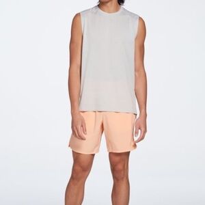 17. DSG Men's 8” Athletic Agility Shorts - Peach Color Size Medium